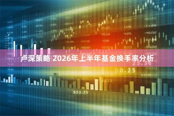 卢深策略 2026年上半年基金换手率分析