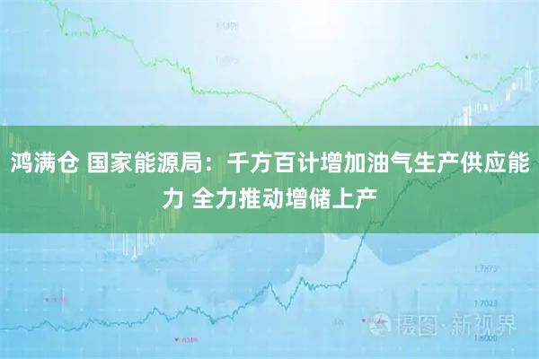 鸿满仓 国家能源局：千方百计增加油气生产供应能力 全力推动增储上产